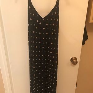 Black maxi dress